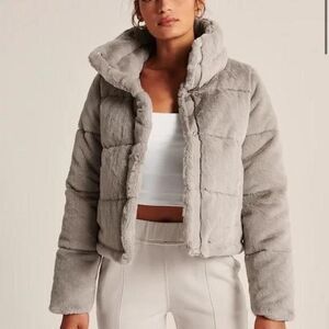 Abercrombie-fitch Women's Grey Jacket
